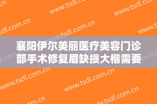 襄阳伊尔美丽医疗美容门诊部手术修复眉缺损大楷需要多少钱?效果怎么样?