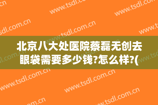 北京八大处医院蔡磊无创去眼袋需要多少钱?怎么样?(北京八大处双眼皮修复多少钱)