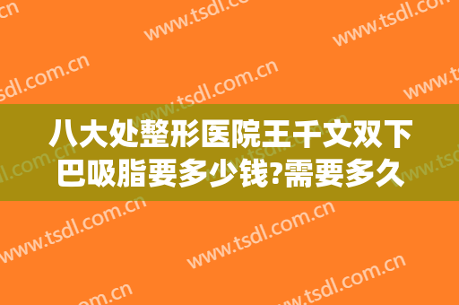 八大处整形医院王千文双下巴吸脂要多少钱?需要多久恢复?(抽脂去双下巴要多少钱)