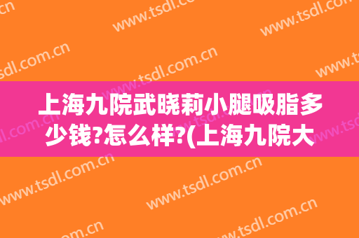上海九院武晓莉小腿吸脂多少钱?怎么样?(上海九院大腿吸脂价格)
