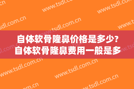 自体软骨隆鼻价格是多少?自体软骨隆鼻费用一般是多少?(隆鼻自身软骨的价格)