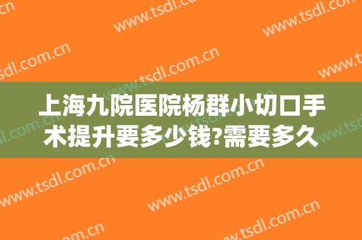 上海九院医院杨群小切口手术提升要多少钱?需要多久恢复?(上海九院小切口面部提升价格)