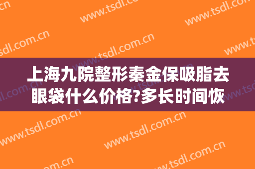 上海九院整形秦金保吸脂去眼袋什么价格?多长时间恢复?(上海九院祛眼袋手术价格表)