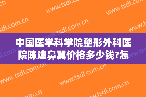 中国医学科学院整形外科医院陈建鼻翼价格多少钱?怎么样?(整形医院整鼻子多少钱)