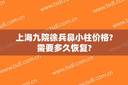 上海九院徐兵鼻小柱价格?需要多久恢复?