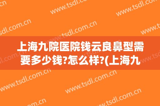 上海九院医院钱云良鼻型需要多少钱?怎么样?(上海九院钱云良做的肋骨鼻)