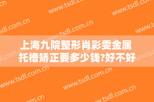 上海九院整形肖彩雯金属 托槽矫正要多少钱?好不好?