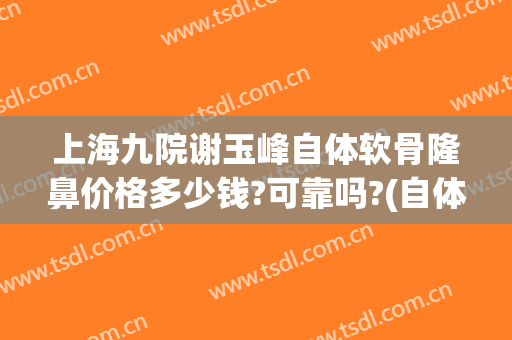 上海九院谢玉峰自体软骨隆鼻价格多少钱?可靠吗?(自体软骨鼻整形价格)