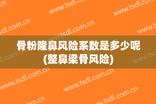 骨粉隆鼻风险系数是多少呢(整鼻梁骨风险)