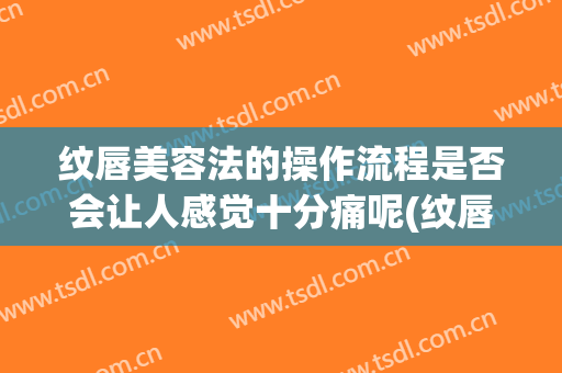 纹唇美容法的操作流程是否会让人感觉十分痛呢(纹唇方法和技巧)