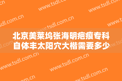 北京美莱坞张海明疤痕专科自体丰太阳穴大楷需要多少费用?可靠吗?