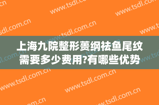 上海九院整形蒉纲祛鱼尾纹需要多少费用?有哪些优势?(上海九院鱼尾纹除皱价格)