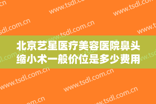 北京艺星医疗美容医院鼻头缩小术一般价位是多少费用?好不好?(北京星艺美容整形医院)