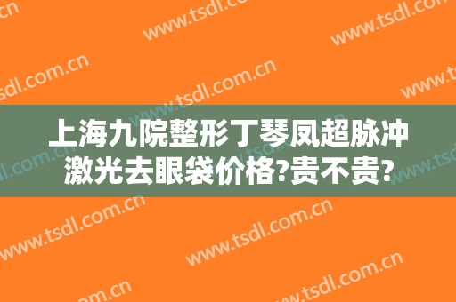 上海九院整形丁琴凤超脉冲激光去眼袋价格?贵不贵?