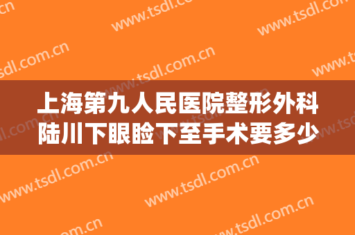 上海第九人民医院整形外科陆川下眼睑下至手术要多少钱?可靠吗?(上海第九人民医院眼部整形价格)
