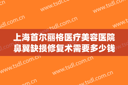 上海首尔丽格医疗美容医院鼻翼缺损修复术需要多少钱?贵不贵?(上海首尔丽格做鼻子怎么样)