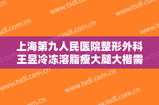 上海第九人民医院整形外科王昱冷冻溶脂瘦大腿大楷需要多少费用?怎么样?