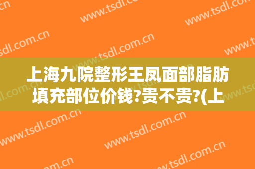 上海九院整形王凤面部脂肪填充部位价钱?贵不贵?(上海九院脂肪填充面部整形专家)