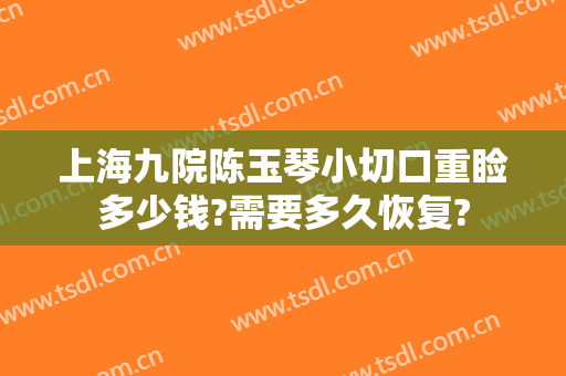上海九院陈玉琴小切口重睑多少钱?需要多久恢复?