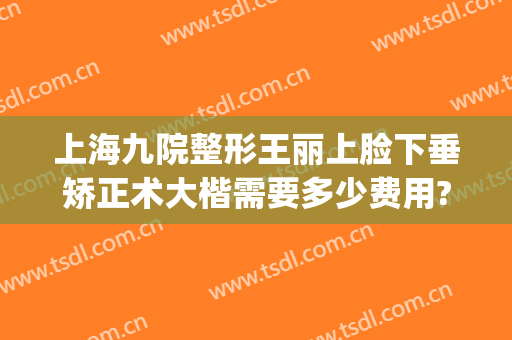 上海九院整形王丽上脸下垂矫正术大楷需要多少费用?多长时间恢复?(上海第九人民医院美容整形)