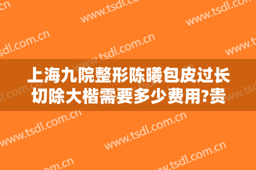 上海九院整形陈曦包皮过长切除大楷需要多少费用?贵不贵?