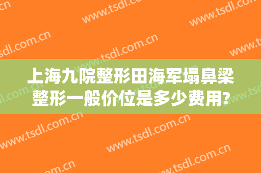 上海九院整形田海军塌鼻梁整形一般价位是多少费用?需要多久恢复?(上海九院整形鼻子多少钱)