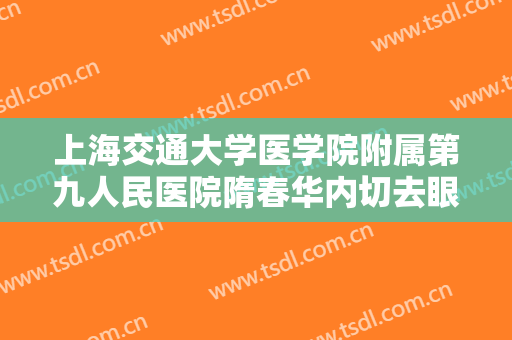 上海交通大学医学院附属第九人民医院隋春华内切去眼袋一般价位是多少费用?需要多久恢复?