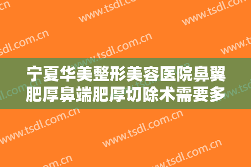 宁夏华美整形美容医院鼻翼肥厚鼻端肥厚切除术需要多少费用?好不好?
