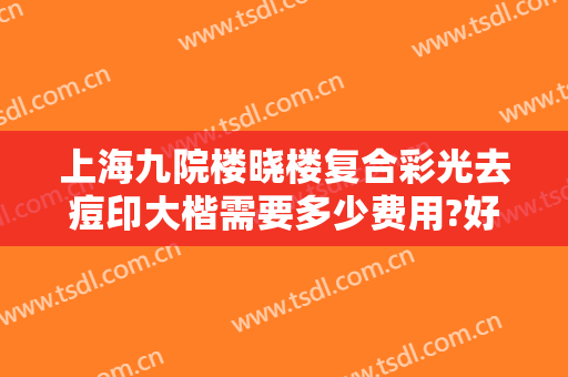 上海九院楼晓楼复合彩光去痘印大楷需要多少费用?好不好?