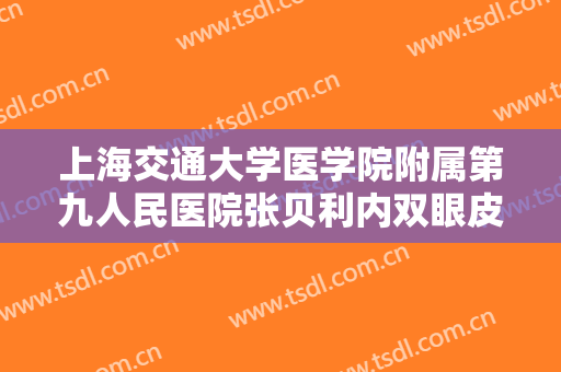 上海交通大学医学院附属第九人民医院张贝利内双眼皮成形一般价位是多少钱?贵不贵?
