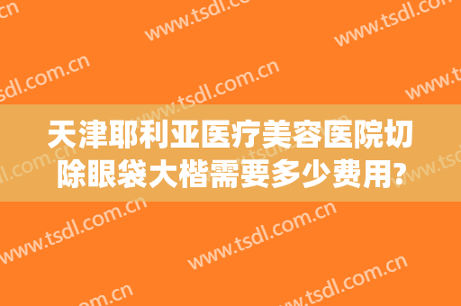 天津耶利亚医疗美容医院切除眼袋大楷需要多少费用?靠谱吗?(天津眼科医院去眼袋手术多少钱呢)
