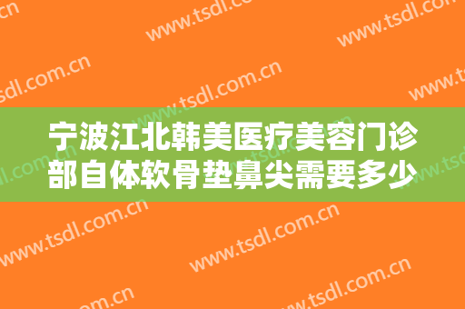 宁波江北韩美医疗美容门诊部自体软骨垫鼻尖需要多少费用?靠谱吗?