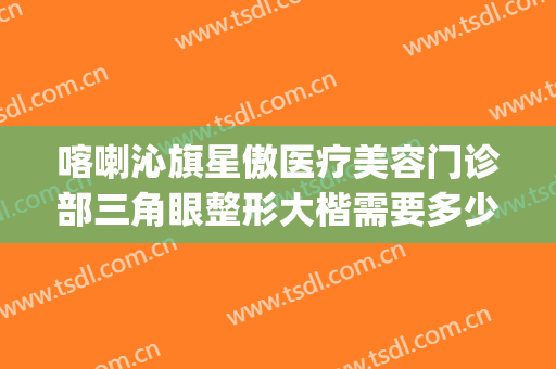 喀喇沁旗星傲医疗美容门诊部三角眼整形大楷需要多少费用?可靠吗?(赤峰星傲整形医院电话)