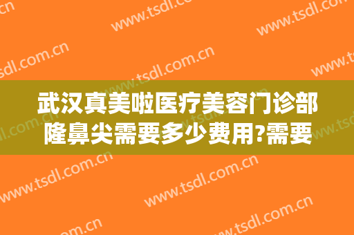 武汉真美啦医疗美容门诊部隆鼻尖需要多少费用?需要多久恢复?(武汉隆鼻的一般费用)