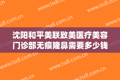 沈阳和平美联致美医疗美容门诊部无痕隆鼻需要多少钱?可靠吗?(沈阳唯美医疗整形医院怎么样)