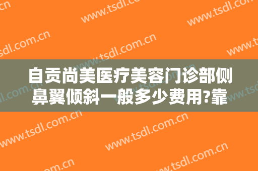 自贡尚美医疗美容门诊部侧鼻翼倾斜一般多少费用?靠谱吗?