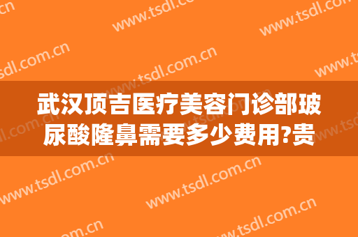 武汉顶吉医疗美容门诊部玻尿酸隆鼻需要多少费用?贵不贵?(顶吉整形美容医院)