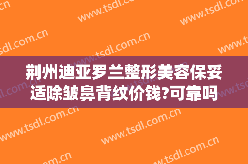 荆州迪亚罗兰整形美容保妥适除皱鼻背纹价钱?可靠吗?(荆州鼻部整形多少钱)