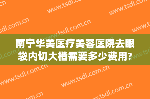 南宁华美医疗美容医院去眼袋内切大楷需要多少费用?有哪些优势?(广西南宁哪里做眼袋专业)