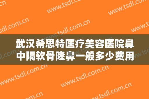 武汉希思特医疗美容医院鼻中隔软骨隆鼻一般多少费用?多长时间恢复?