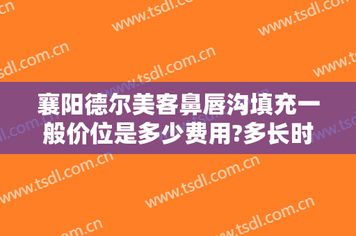 襄阳德尔美客鼻唇沟填充一般价位是多少费用?多长时间恢复?