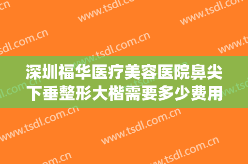 深圳福华医疗美容医院鼻尖下垂整形大楷需要多少费用?怎么样?(福华整形医院好不好)