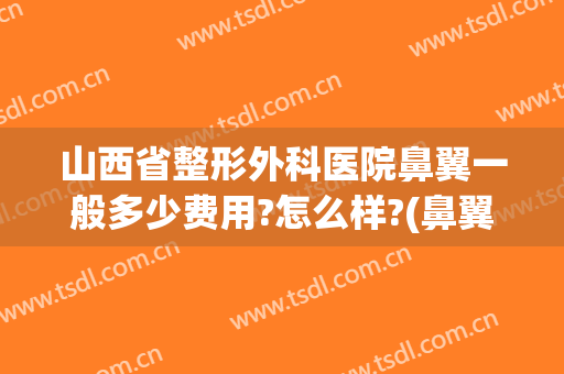 山西省整形外科医院鼻翼一般多少费用?怎么样?(鼻翼整形需要多少钱)