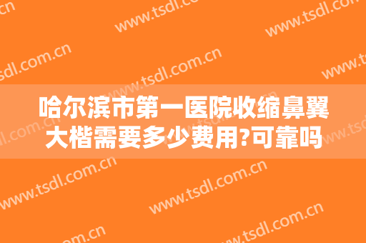 哈尔滨市第一医院收缩鼻翼大楷需要多少费用?可靠吗?