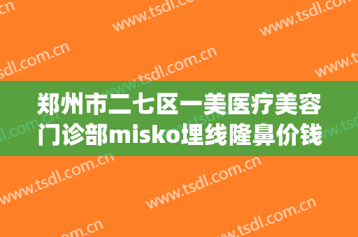 郑州市二七区一美医疗美容门诊部misko埋线隆鼻价钱?好不好?(郑州医美整形)