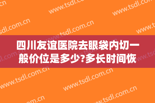 四川友谊医院去眼袋内切一般价位是多少?多长时间恢复?(四川大学华西医院去眼袋多少钱)