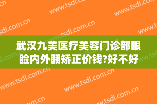 武汉九美医疗美容门诊部眼睑内外翻矫正价钱?好不好?(武汉美亚双眼皮修复价格)