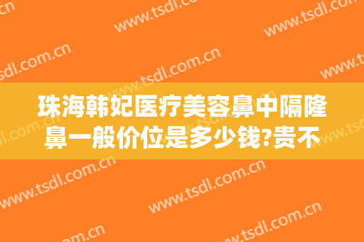 珠海韩妃医疗美容鼻中隔隆鼻一般价位是多少钱?贵不贵?(韩妃隆鼻要多少钱)