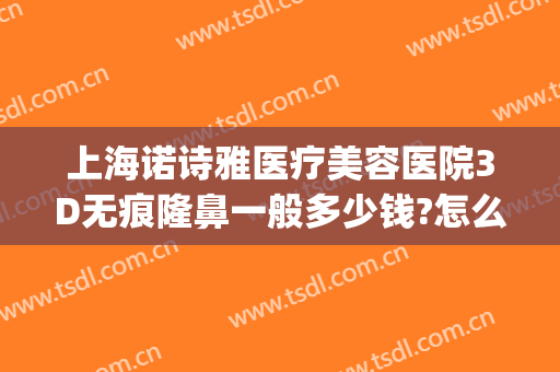 上海诺诗雅医疗美容医院3D无痕隆鼻一般多少钱?怎么样?(上海做隆鼻一般费用)