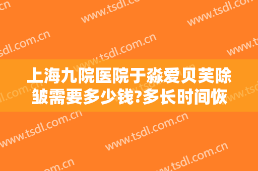 上海九院医院于淼爱贝芙除皱需要多少钱?多长时间恢复?